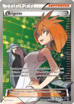 Brigette 161/162 (XY - BREAKthrough)  - Holofoil | Good Games Cannington