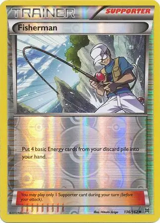 Fisherman 136/162 (XY - BREAKthrough)  - Reverse Holofoil | Good Games Cannington