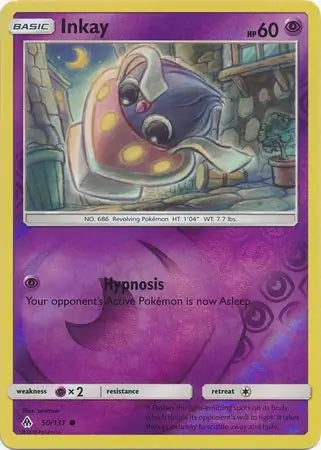 Inkay 50/131 (SM - Forbidden Light)  - Reverse Holofoil | Good Games Cannington