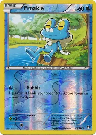 Froakie 38/122 (XY - BREAKpoint)  - Reverse Holofoil | Good Games Cannington