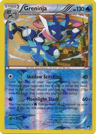 Greninja 40/122 (XY - BREAKpoint)  - Reverse Holofoil | Good Games Cannington