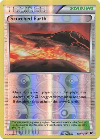 Scorched Earth 110/124 (XY - Fates Collide)  - Reverse Holofoil | Good Games Cannington