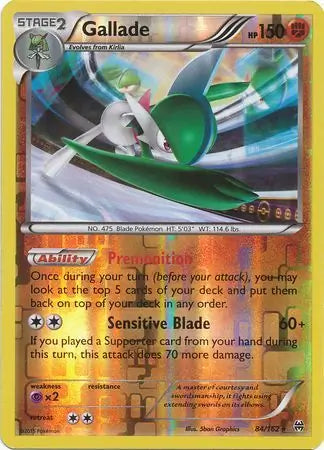 Gallade 84/162 (XY - BREAKthrough)  - Reverse Holofoil | Good Games Cannington