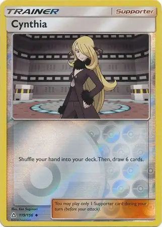 Cynthia 119/156 (SM - Ultra Prism)  - Reverse Holofoil | Good Games Cannington