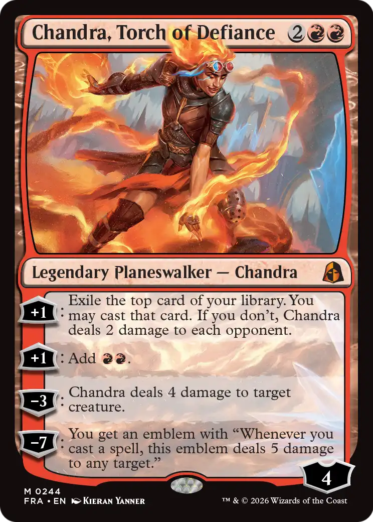 Chandra, Torch of Defiance 244 (Reality Fracture)  | Good Games Cannington