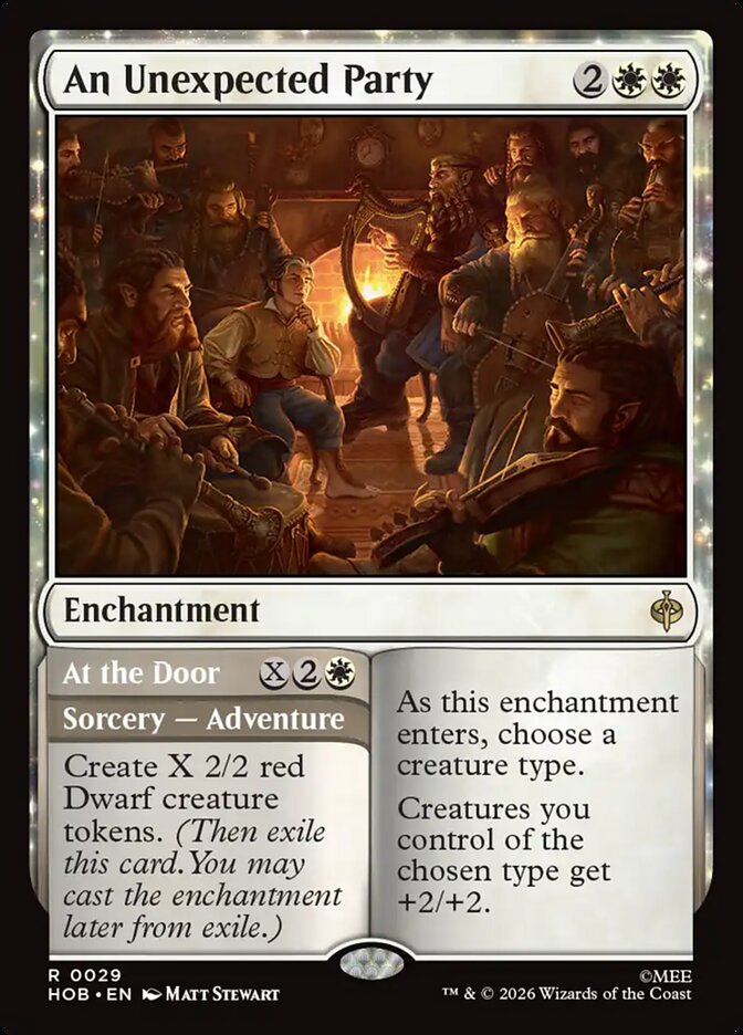 An Unexpected Party // At the Door 29 (The Hobbit)  - Foil | Good Games Cannington
