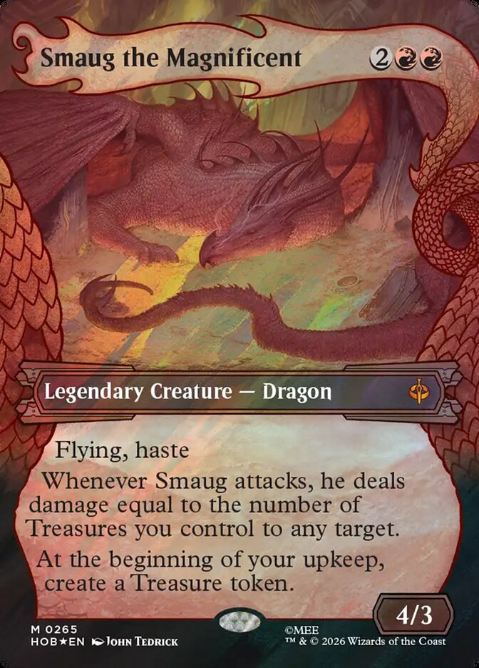 Smaug the Magnificent 265 (The Hobbit)  - Showcase Surge Foil | Good Games Cannington