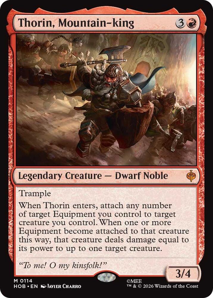 Thorin, Mountain-king 114 (The Hobbit)  | Good Games Cannington