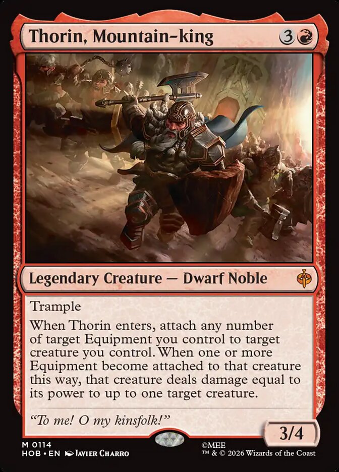 Thorin, Mountain-king 114 (The Hobbit)  - Foil | Good Games Cannington