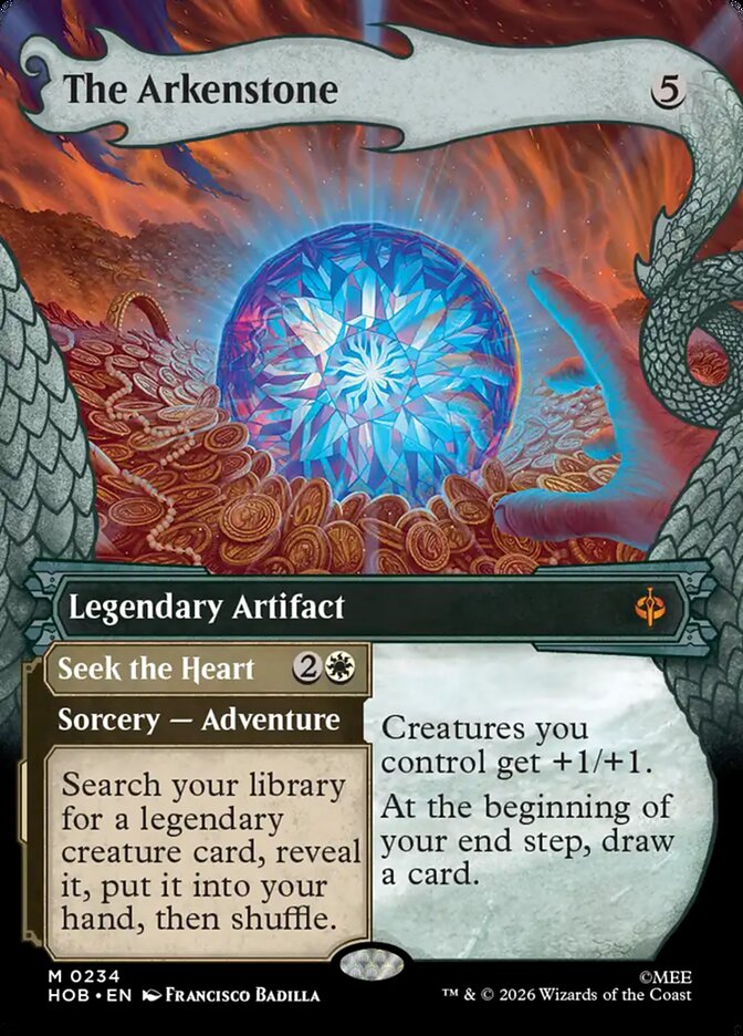 The Arkenstone // Seek the Heart 234 (The Hobbit)  - Showcase Foil | Good Games Cannington