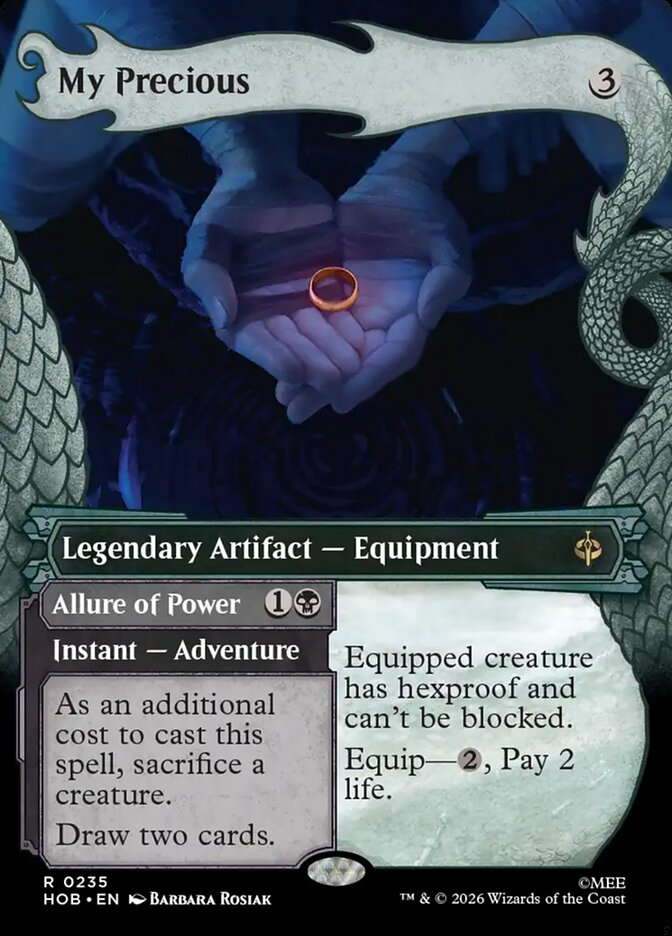My Precious // Allure of Power 235 (The Hobbit)  - Showcase Foil | Good Games Cannington