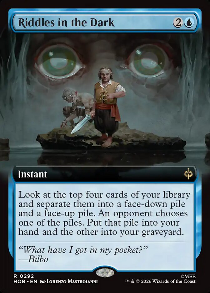 Riddles in the Dark 292 (The Hobbit)  - Extended Art Foil | Good Games Cannington