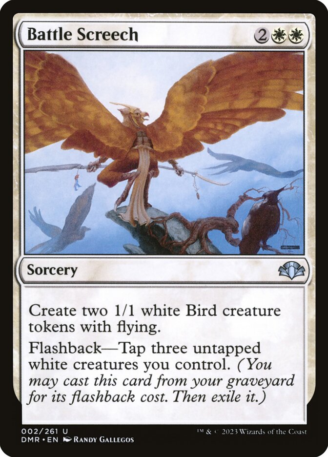 Battle Screech 2/261 (Dominaria Remastered)  | Good Games Cannington