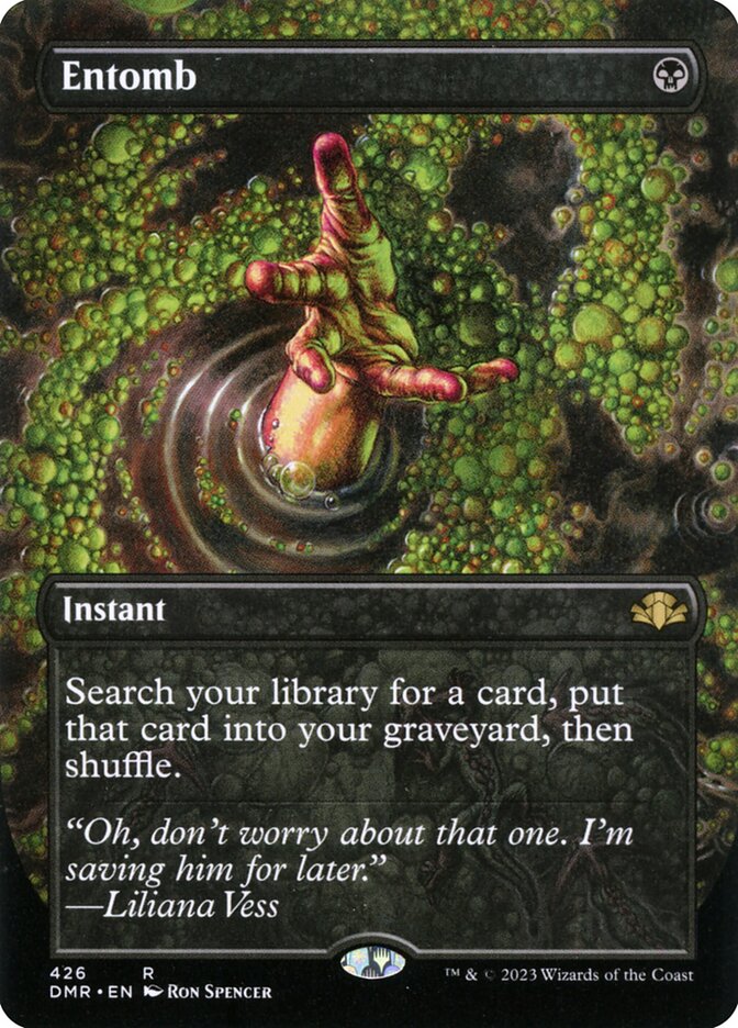 Entomb 426 (Dominaria Remastered)  - Borderless | Good Games Cannington