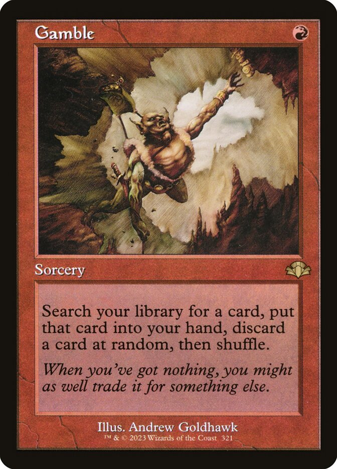 Gamble 321/261 (Dominaria Remastered)  - Retro | Good Games Cannington