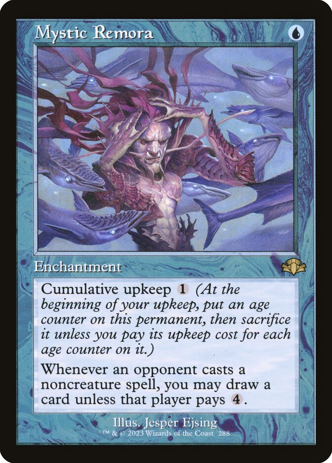 Mystic Remora 288/261 (Dominaria Remastered)  - Retro Foil | Good Games Cannington