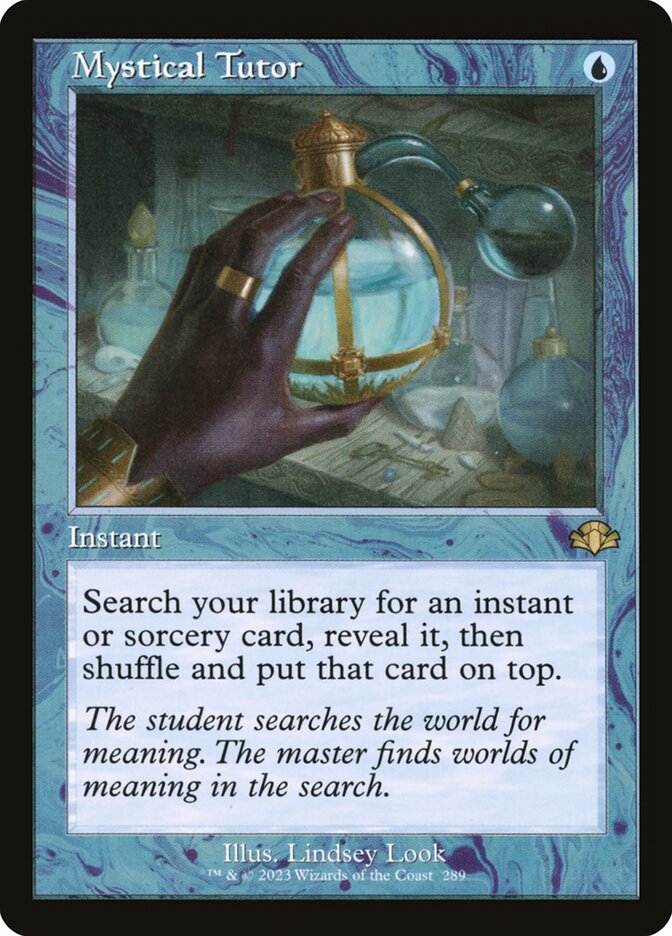 Mystical Tutor 289/261 (Dominaria Remastered)  - Retro Foil | Good Games Cannington