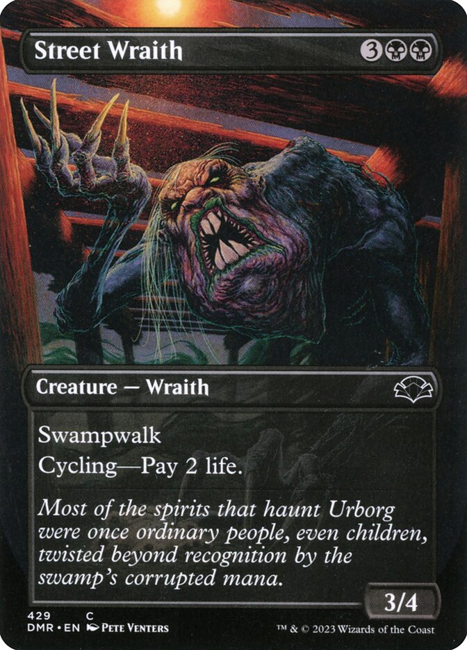 Street Wraith 429 (Dominaria Remastered)  - Borderless | Good Games Cannington