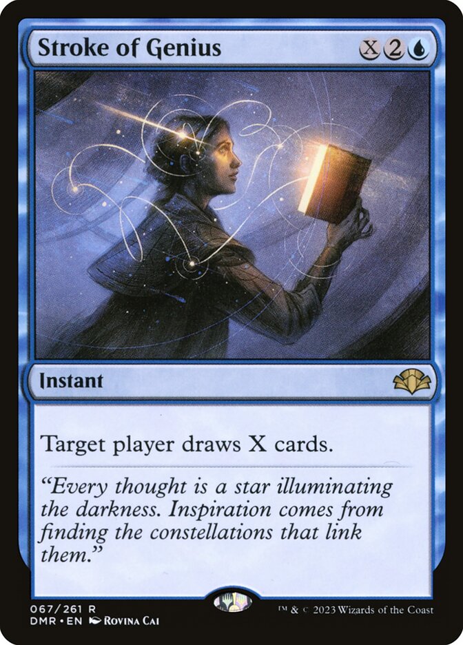 Stroke of Genius 67/261 (Dominaria Remastered)  | Good Games Cannington