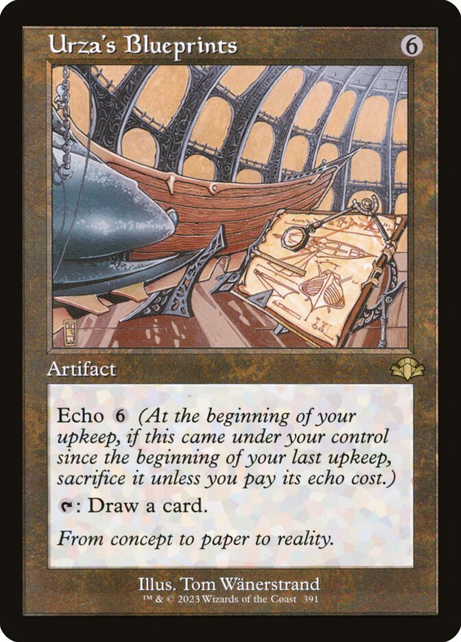 Urza's Blueprints 391 (Dominaria Remastered)  - Retro | Good Games Cannington