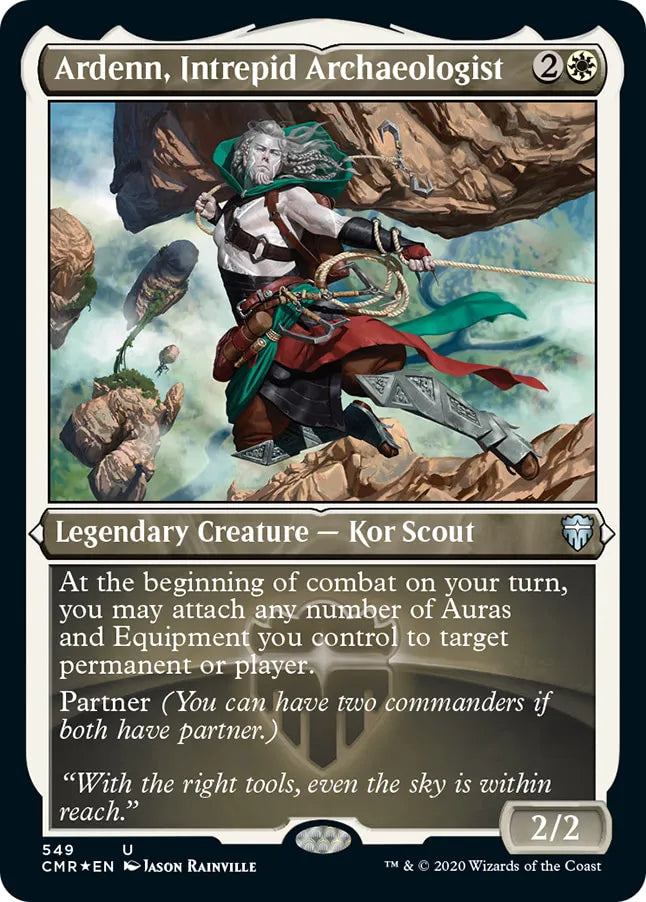 Ardenn, Intrepid Archaeologist 549 (Commander Legends)  - Etched Foil | Good Games Cannington