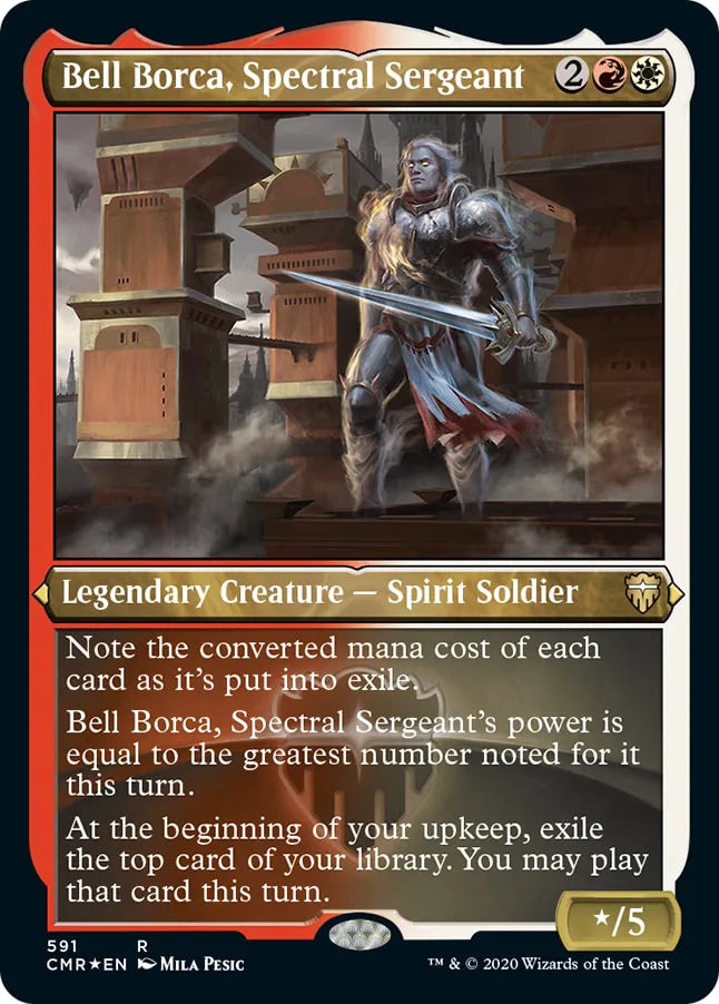 Bell Borca, Spectral Sergeant 591 (Commander Legends)  - Etched Foil | Good Games Cannington