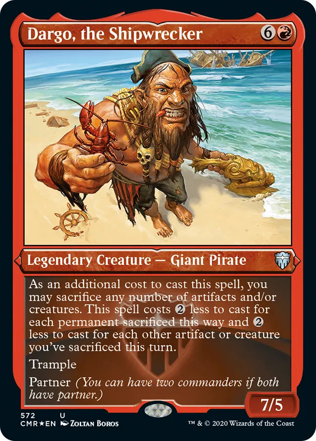 Dargo, the Shipwrecker 572 (Commander Legends)  - Etched Foil | Good Games Cannington