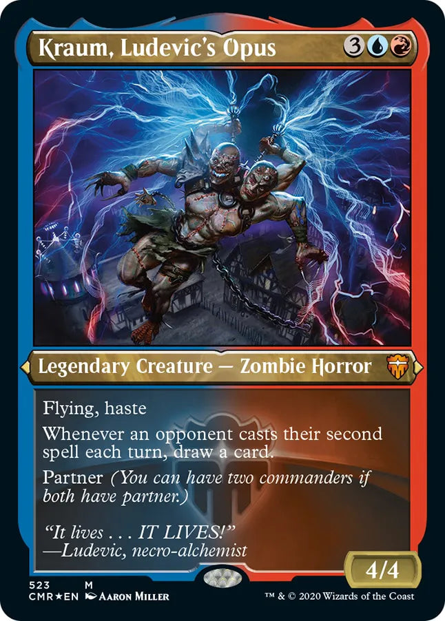 Kraum, Ludevic's Opus 523 (Commander Legends)  - Etched Foil | Good Games Cannington