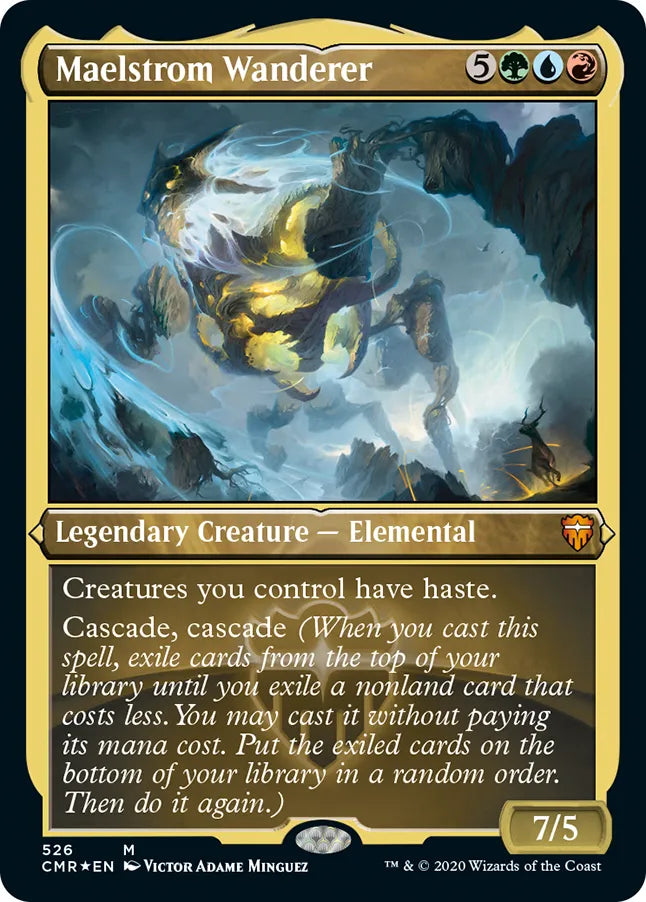 Maelstrom Wanderer 526 (Commander Legends)  - Etched Foil | Good Games Cannington