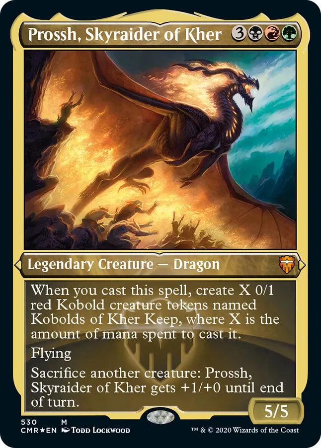 Prossh, Skyraider of Kher 530 (Commander Legends)  - Etched Foil | Good Games Cannington