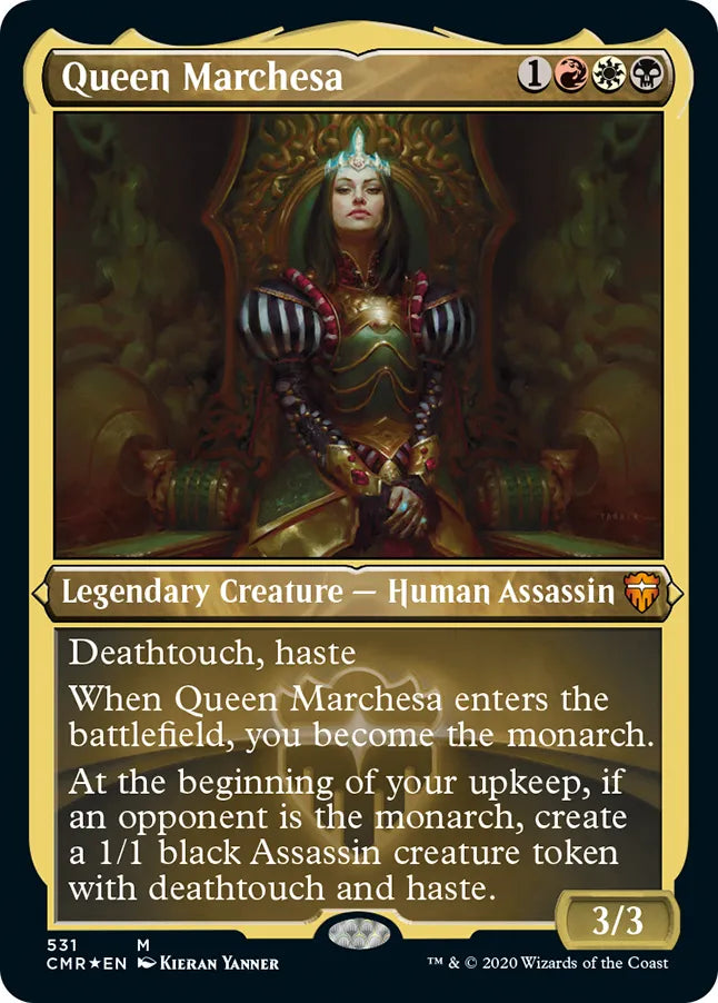Queen Marchesa 531 (Commander Legends)  - Etched Foil | Good Games Cannington