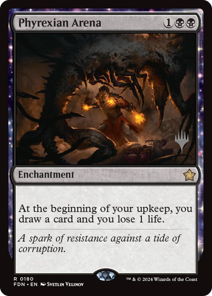 Phyrexian Arena 180 (Promo Pack: Secrets of Strixhaven)  - Foil | Good Games Cannington