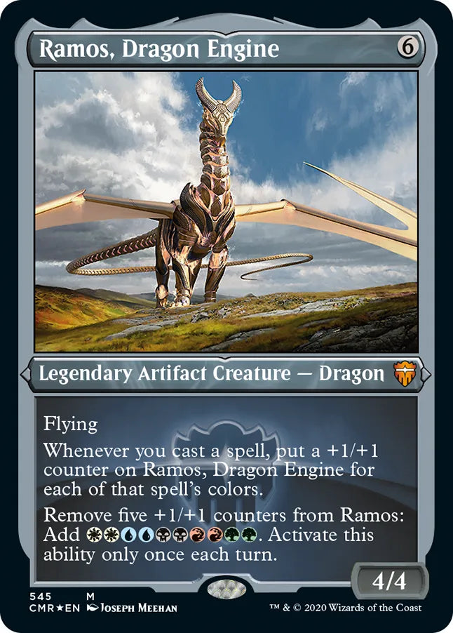Ramos, Dragon Engine 545 (Commander Legends)  - Etched Foil | Good Games Cannington