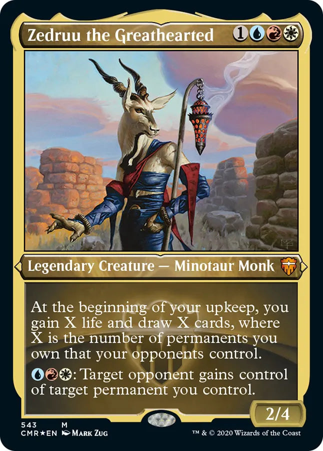 Zedruu the Greathearted 543 (Commander Legends)  - Etched Foil | Good Games Cannington