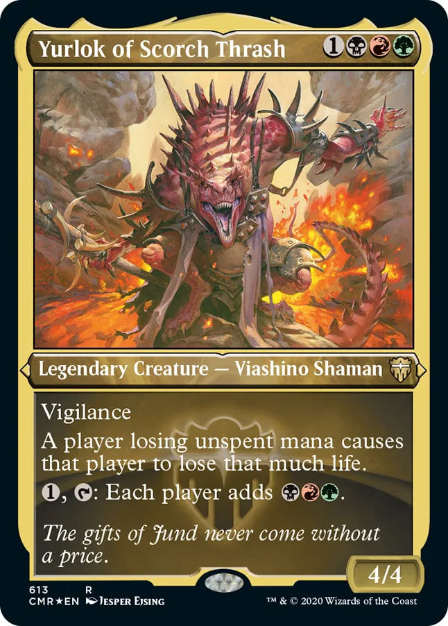 Yurlok of Scorch Thrash 613 (Commander Legends)  - Etched Foil | Good Games Cannington