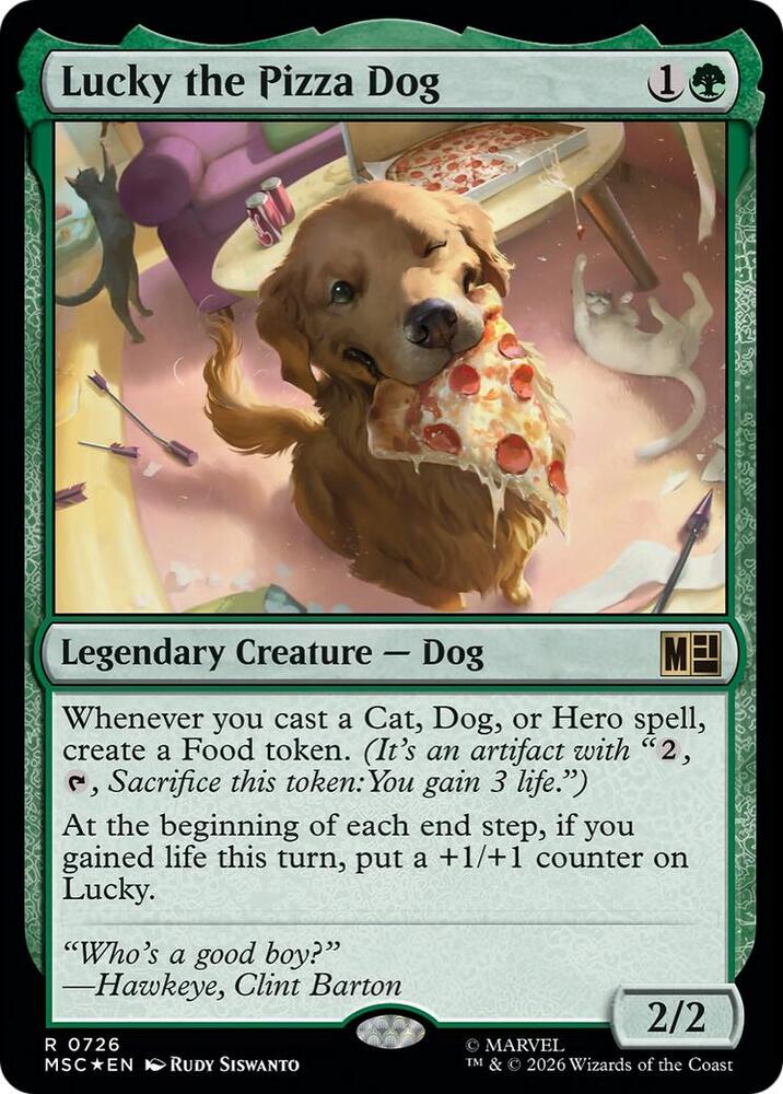 Lucky the Pizza Dog 726 (Commander: Marvel Super Heroes)  | Good Games Cannington