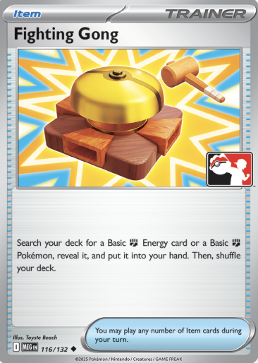 Fighting Gong 116 132 116/132 (Prize Pack Series Cards)  - Holofoil | Good Games Cannington