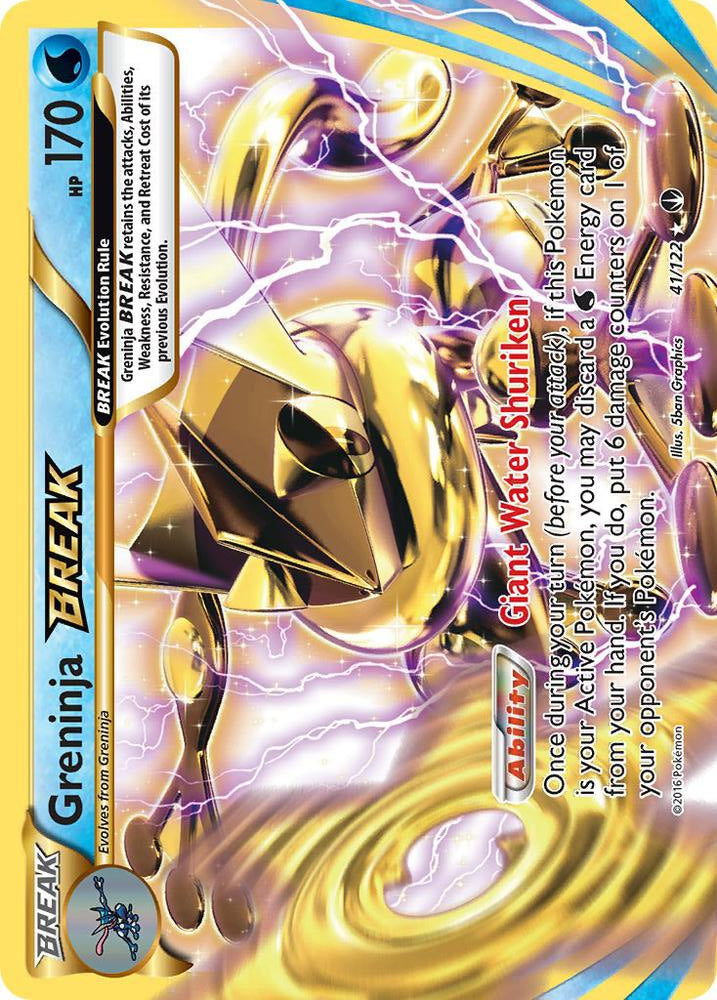 Greninja BREAK 41/122 (XY - BREAKpoint)  - Holofoil | Good Games Cannington