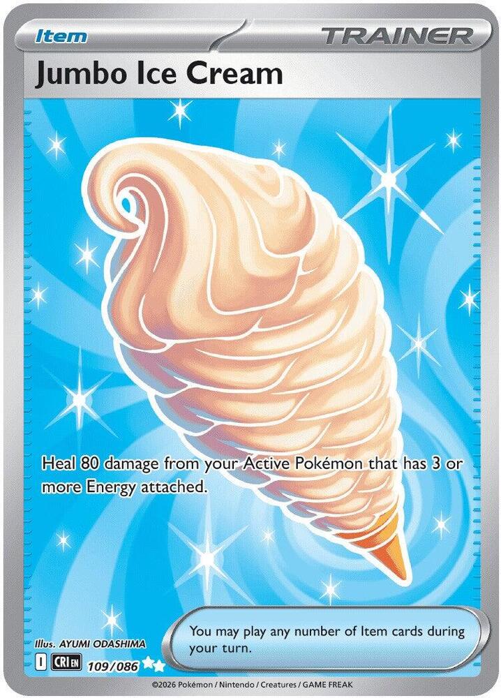 Jumbo Ice Cream 109/086 (ME04: Chaos Rising)  - Holofoil | Good Games Cannington