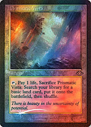 Prismatic Vista 40 (Modern Horizons)  - Retro Etched Foil | Good Games Cannington