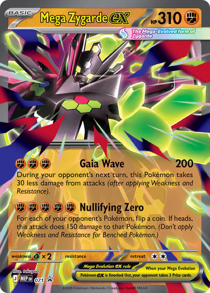 Mega Zygarde ex 071 (ME: Mega Evolution Promo)  - Holofoil | Good Games Cannington