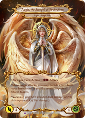 Figment of Protection // Aegis, Archangel of Protection (Marvel) [DTD007] (Dusk Till Dawn)  Cold Foil | Good Games Cannington