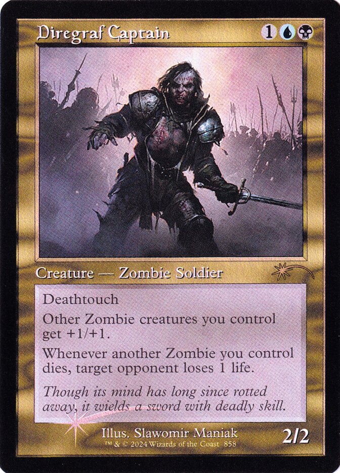 Diregraf Captain 858 (Secret Lair Drop Series)  - Retro Foil | Good Games Cannington