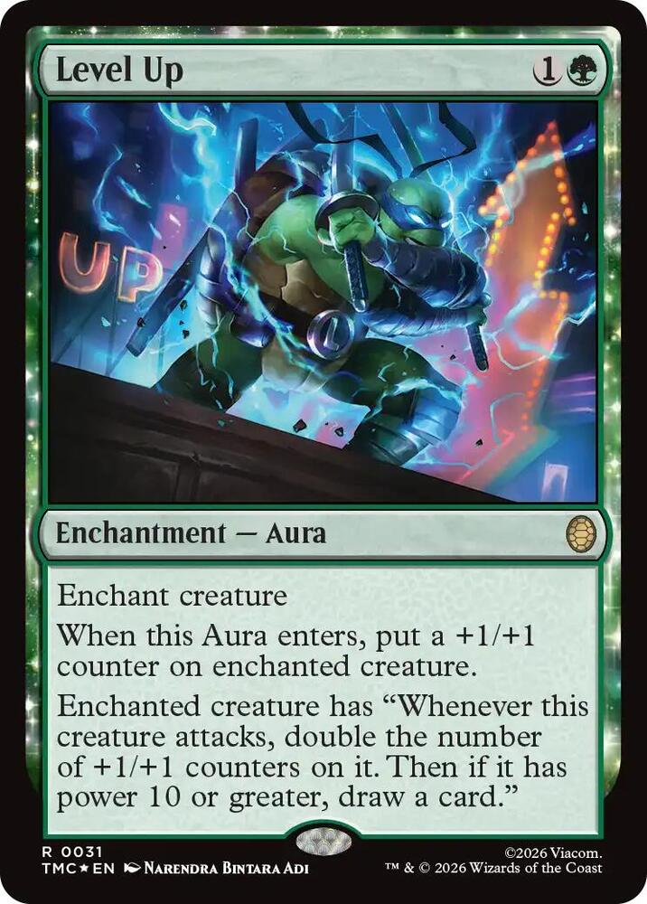 Level Up Surge Foil 31 (Commander: Teenage Mutant Ninja Turtles)  - Foil | Good Games Cannington