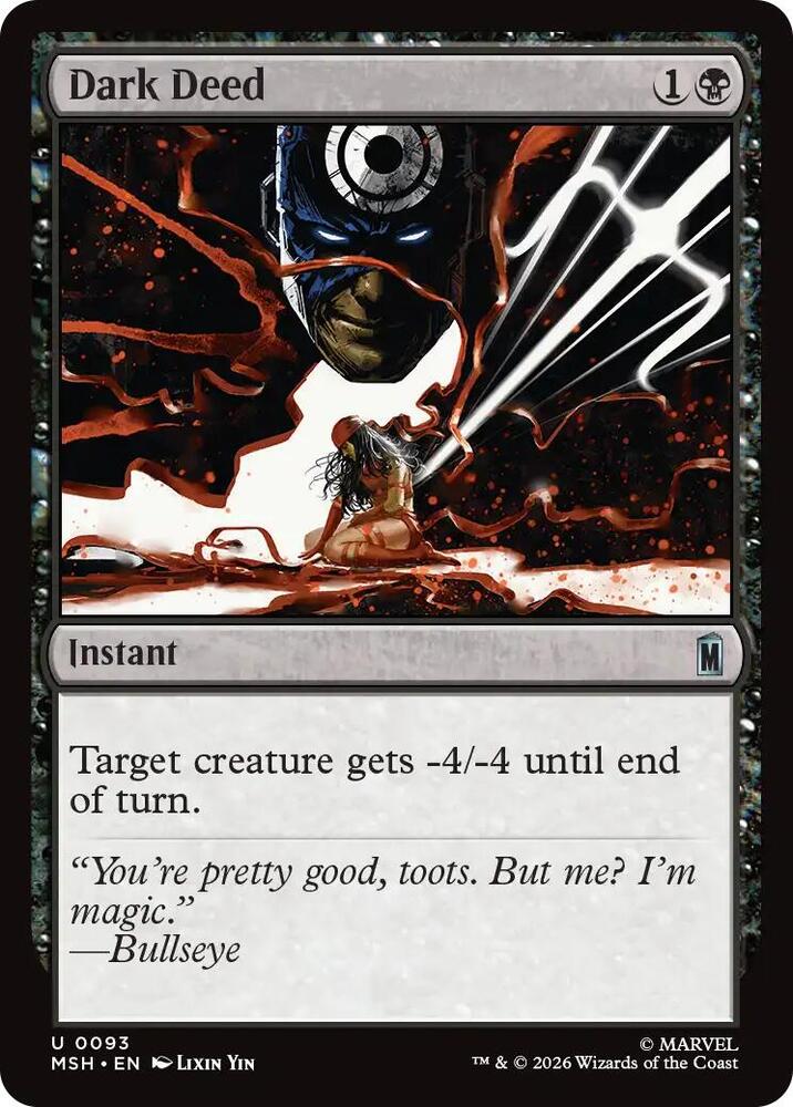 Dark Deed 93 (Marvel Super Heroes)  - Foil | Good Games Cannington