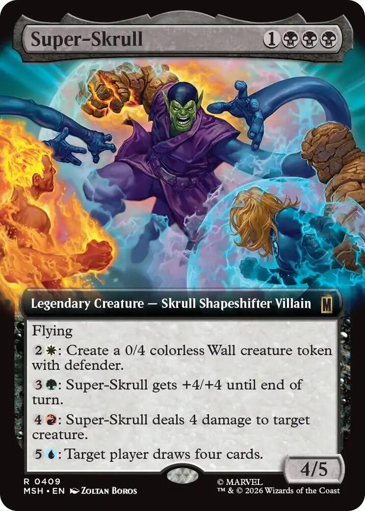 Super Skrull Extended Art 409 (Marvel Super Heroes)  - Extended Art | Good Games Cannington