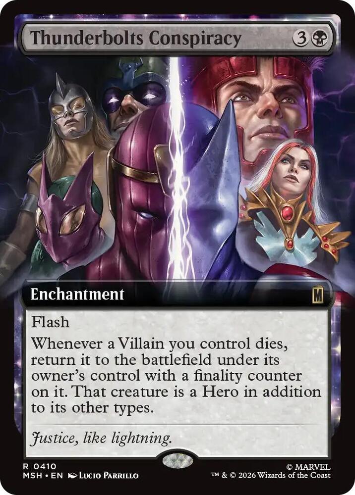 Thunderbolts Conspiracy 410 (Marvel Super Heroes)  - Extended Art Foil | Good Games Cannington