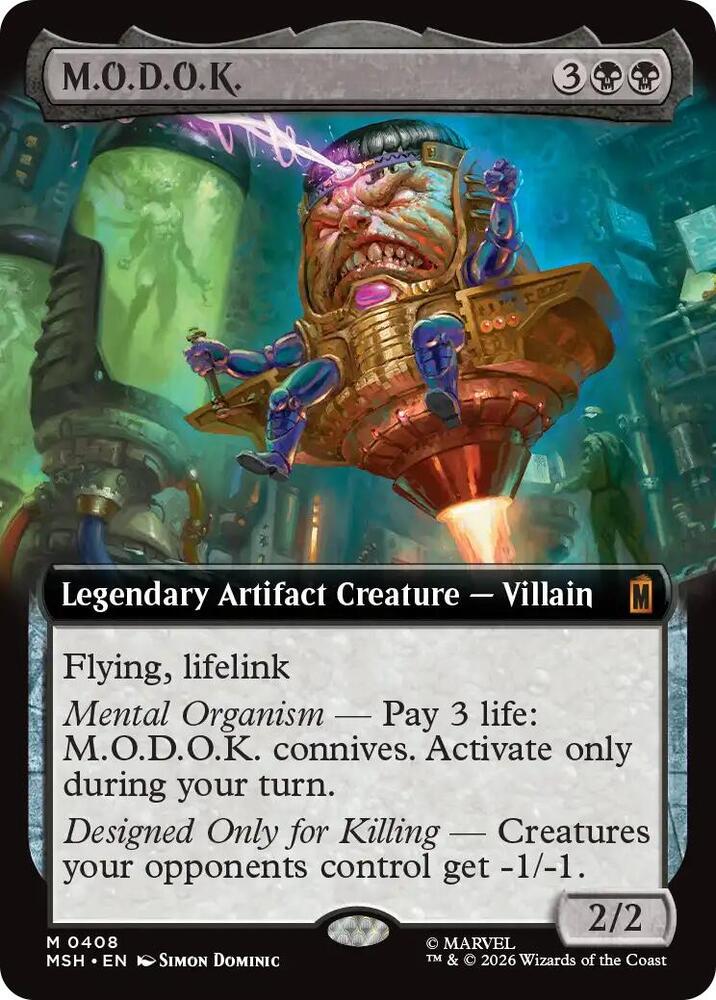 M.O.D.O.K. 408 (Marvel Super Heroes)  - Extended Art | Good Games Cannington