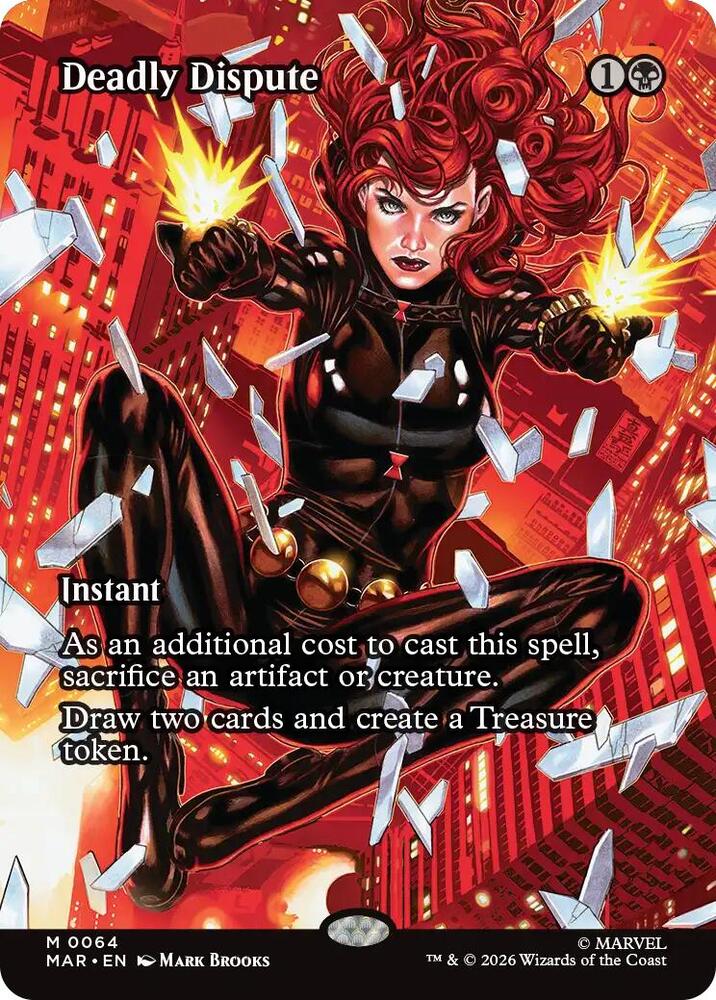 Deadly Dispute 64 (Marvel Universe Eternal-Legal)  - Borderless Foil | Good Games Cannington