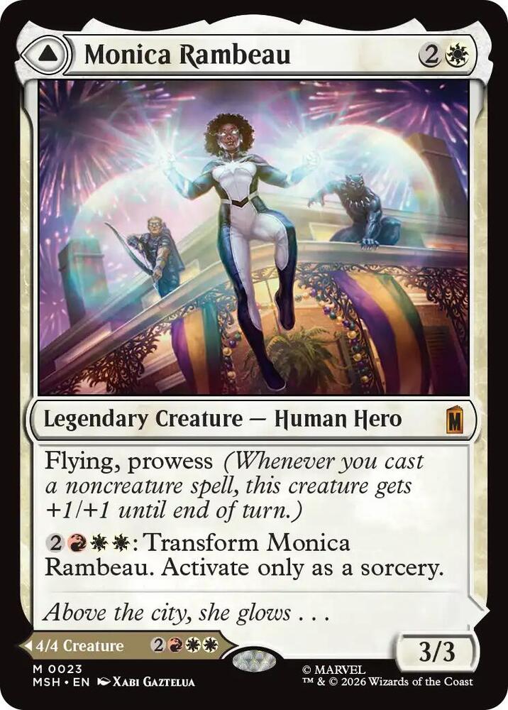 Monica Rambeau // Photon, Living Light 23 (Marvel Super Heroes)  - Foil | Good Games Cannington